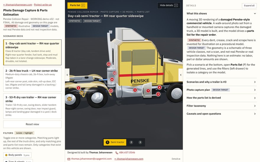 Penske Demos: collision repair 3D demo, Road to Expansion and PorchLight